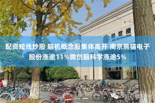 配资短线炒股 脑机概念股集体高开 南京熊猫电子股份涨逾11%微创脑科学涨逾5%